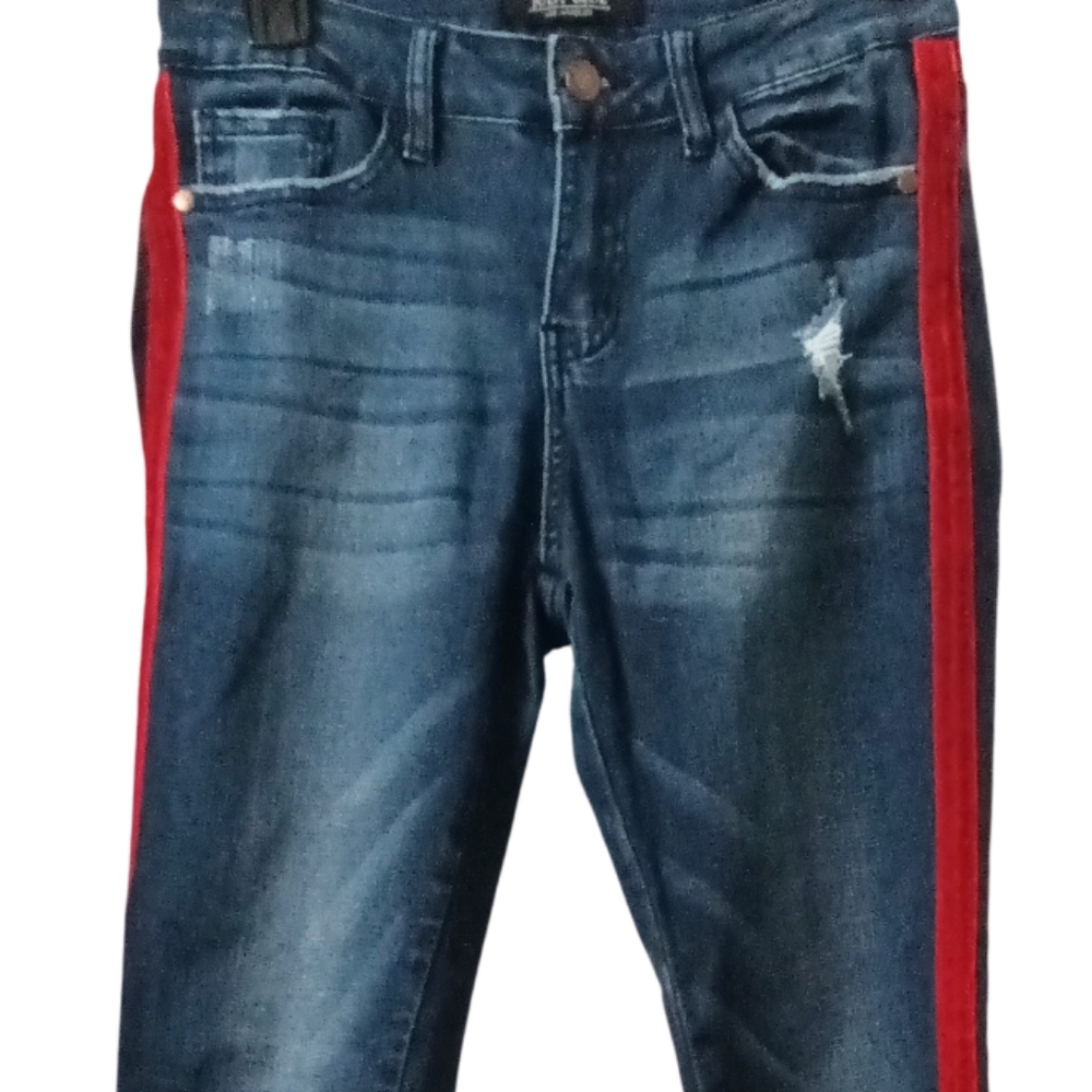 Judy Blue Classic Denim with Tan Patch